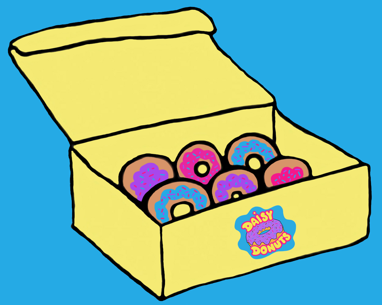 Six donuts.